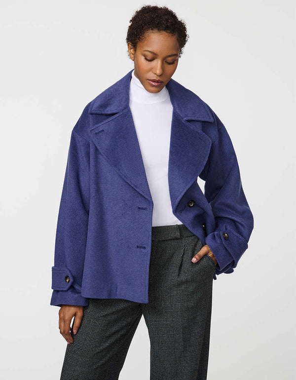 Bernardo Sutton Cropped Coat