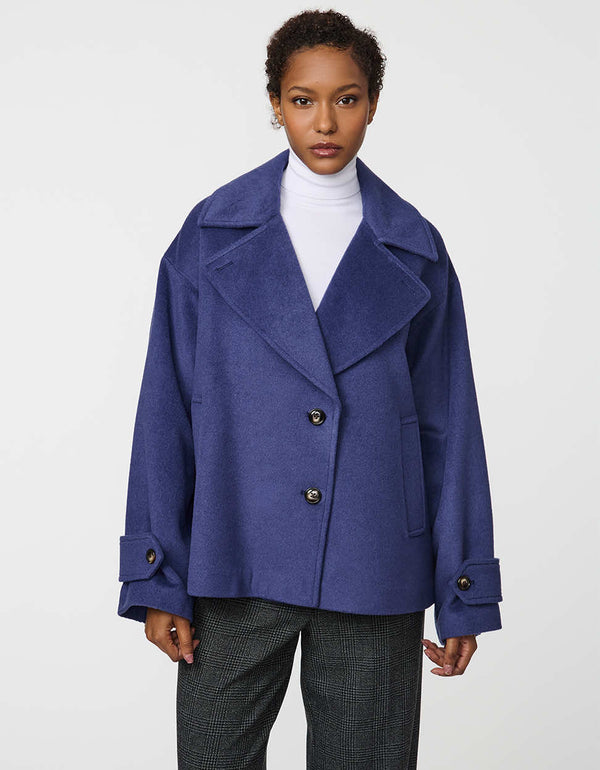 Bernardo Sutton Cropped Coat