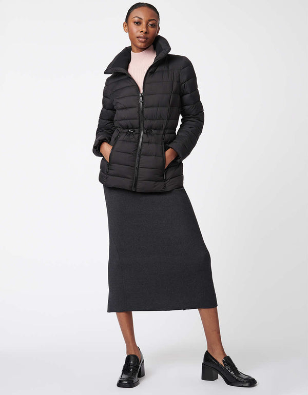 Bernardo Tribeca Drawstring Puffer Jacket