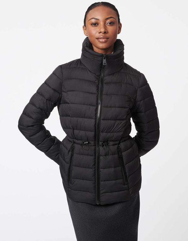 bernardo Tribeca Drawstring Puffer Jacket