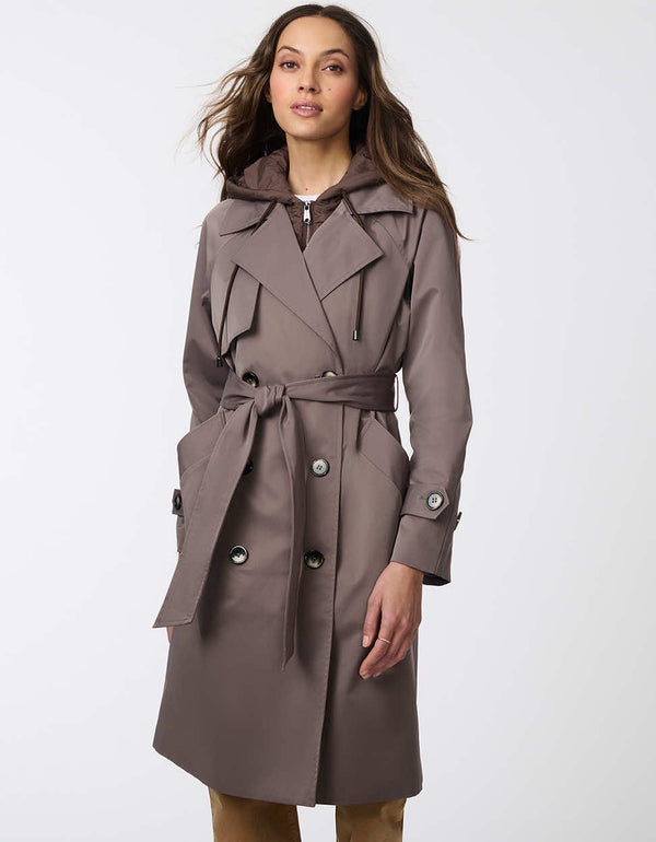 bernardo Versa Trench Coat