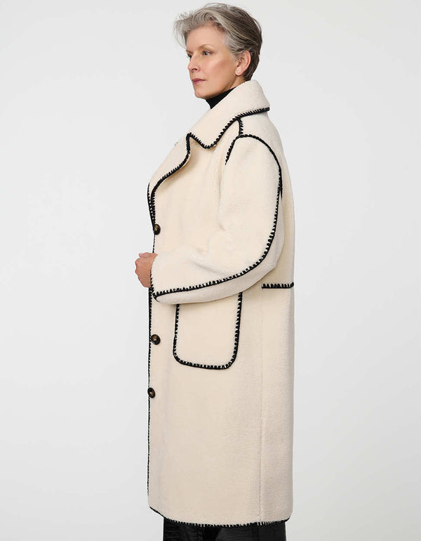 Bernardo Winslow Faux Fur Coat
