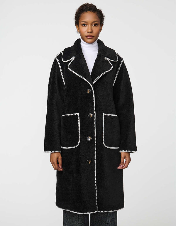 Bernardo Winslow Faux Fur Coat