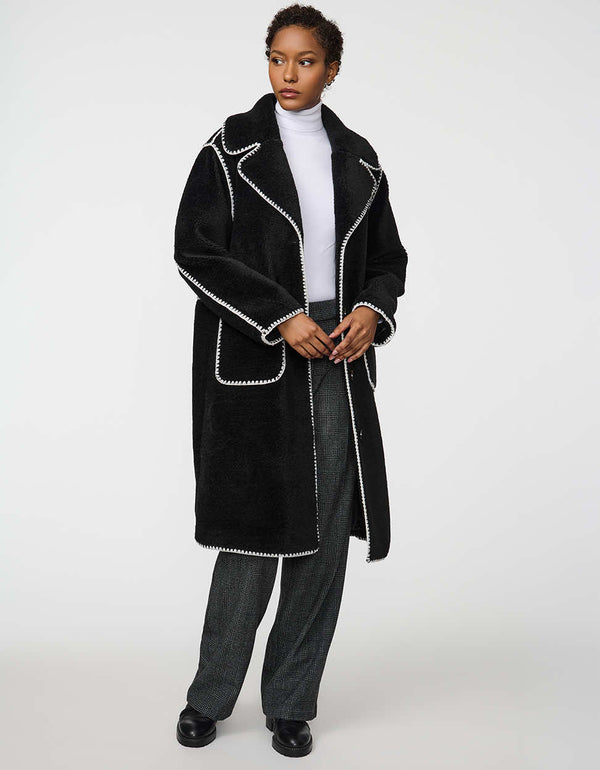 bernardo Winslow Faux Fur Coat