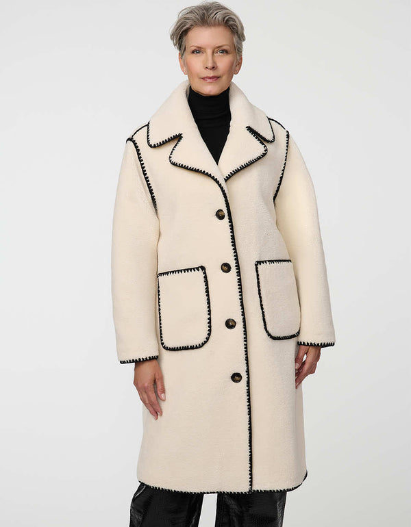 bernardo Winslow Faux Fur Coat