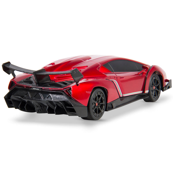 Best Choice 1/24 Kids RC Lamborghini Veneno Racing Car Toy W/ Lights Shock Suspension