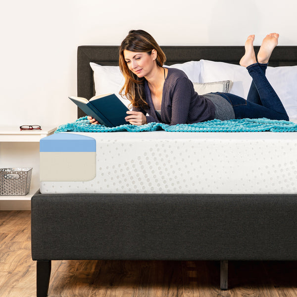 best choice 10in Dual Layered Mattress w/ Gel Memory Foam