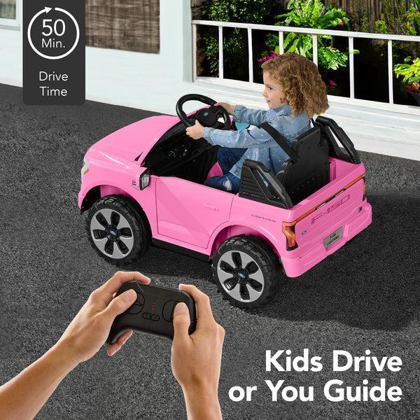 Best Choice 12V Kids Ride On Car Officially Licensed Ford Lightning W/ Remote 2 Speeds