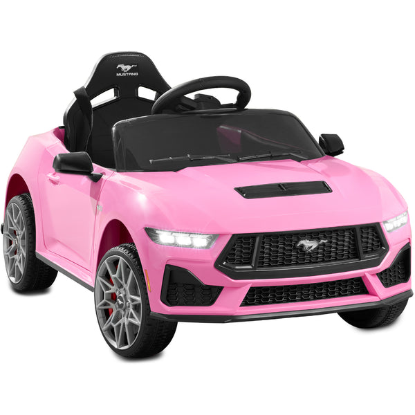 best choice 12V Kids Ride-On Car Officially Licensed Ford Mustang w/ Remote 2 Speeds