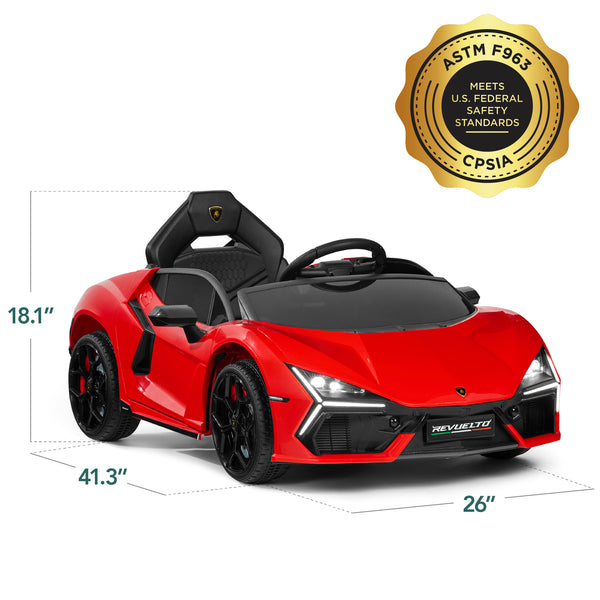 Best Choice 12V Kids Ride-On Car Officially Licensed Lamborghini Revuelto W/ Remote