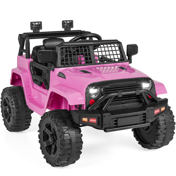 best choice 12V Kids Ride-On Truck Car w/ Parent Remote Control Spring Suspension