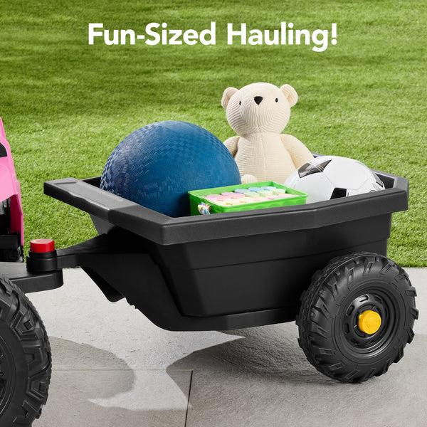 Best Choice 12V Kids Ride-On UTV And Trailer W/Parent Remote Control LED Lights