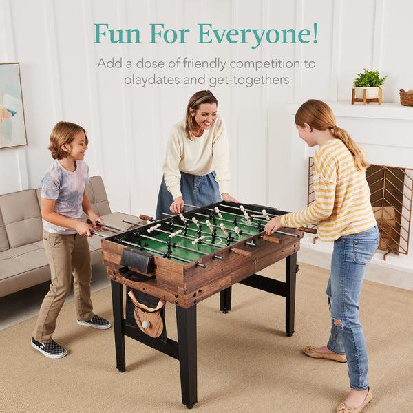 Best Choice 13-in-1 Combo Game Table Set W/ Ping Pong Foosball Basketball Air Hockey