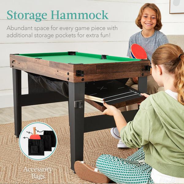 Best Choice 13-in-1 Combo Game Table Set W/ Ping Pong Foosball Basketball Air Hockey