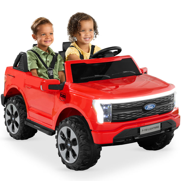 best choice 24V Kids Ride On Car Officially Licensed Ford Lightning w/ Remote 2 Speeds
