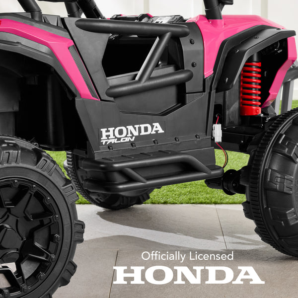 Best Choice 24V Kids Ride-On UTV Officially Licensed Honda Talon W/ Remote LED Lights