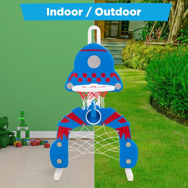 Best Choice 3-in-1 Toddler Basketball Hoop Sports Activity Center Play Set