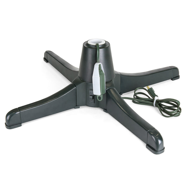 best choice 360-Degree Rotating Christmas Tree Stand w/ 3 Settings 3 Outlets