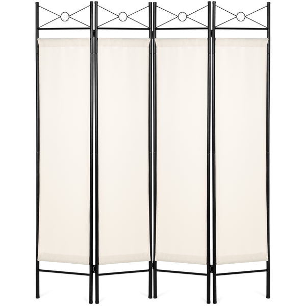 best choice 4-Panel Folding Privacy Screen Room Divider Decoration Accent 6ft