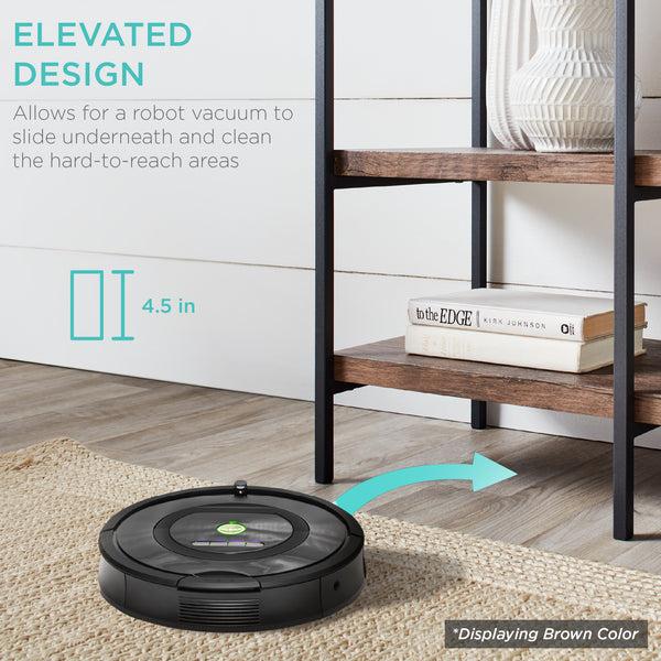 Best Choice 4-Tier Industrial Console Table W/ Tall Shelf Space - 55in