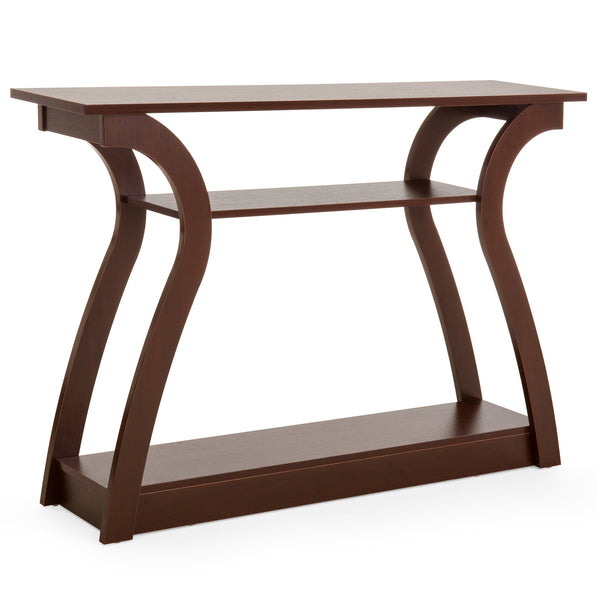 Best Choice 47in 3-Shelf Entryway Display Console Accent Table