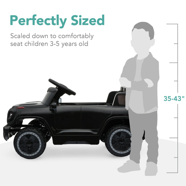 Best Choice 6V Kids Ride-On Car Truck Toy W/ RC Parent Control 3 Speeds Lights Horn