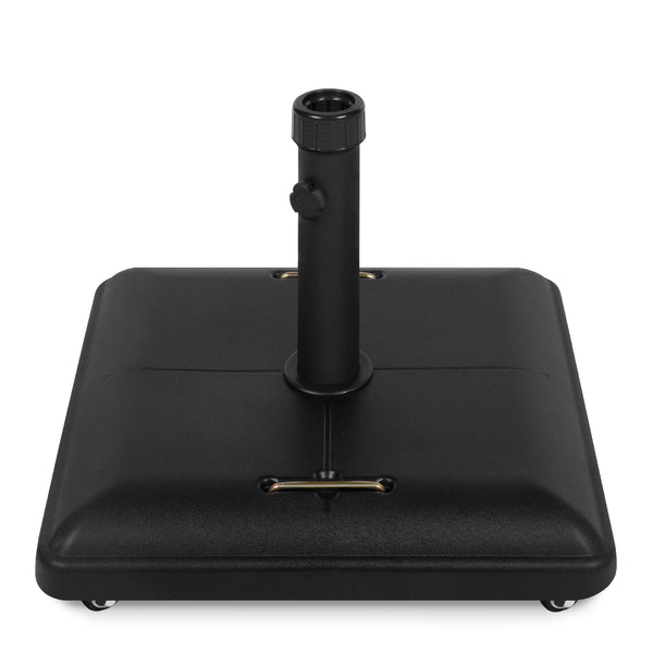 best choice 81lb. Heavy Duty Concrete Umbrella Base Stand w/ Wheels