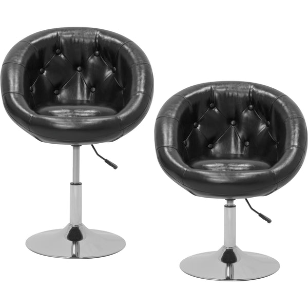 Best Choice Adjustable Tufted Round Swivel Accent Chair