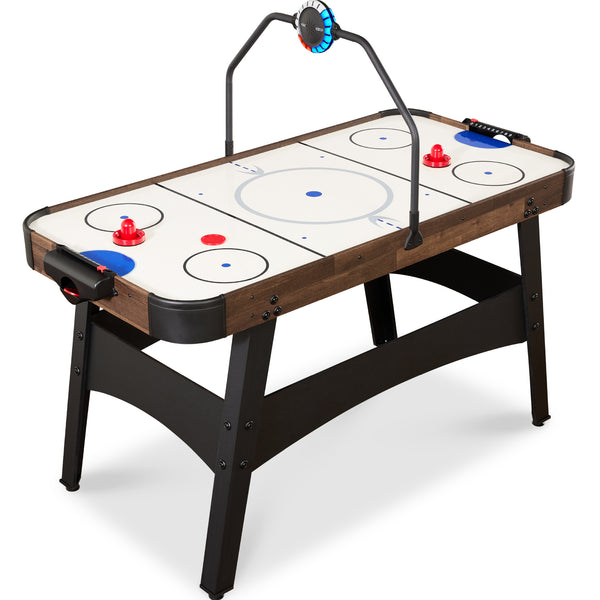 best choice Air Hockey Game Table w/ LED Lights Scoreboard Powerful Motor - 54in