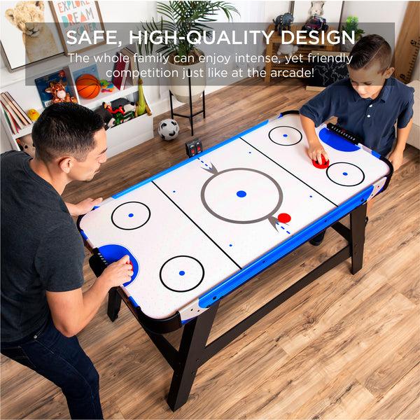 Best Choice Air Hockey Table W/ 2 Pucks 2 Paddles LED Score Board - 58in