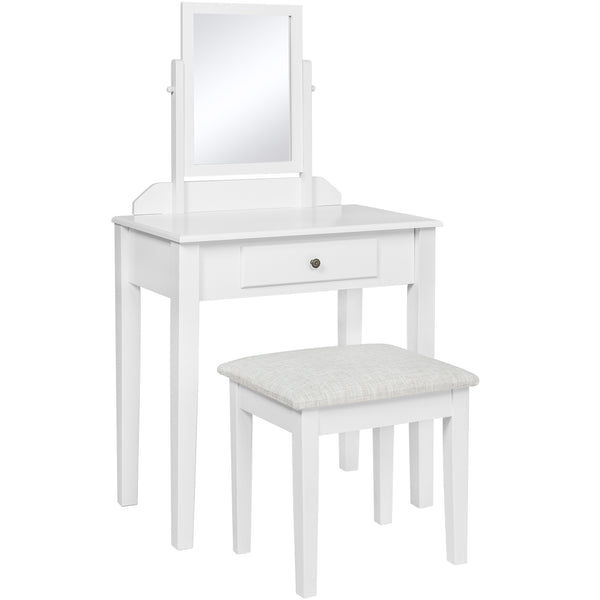 best choice Bathroom Vanity Table Set w/ Stool