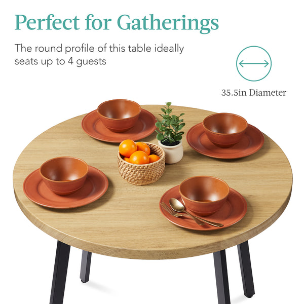 Best Choice Best Choice Products Round Dining Table W/Steel Legs