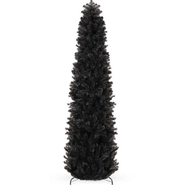 best choice Black Artificial Pencil Holiday Christmas Tree