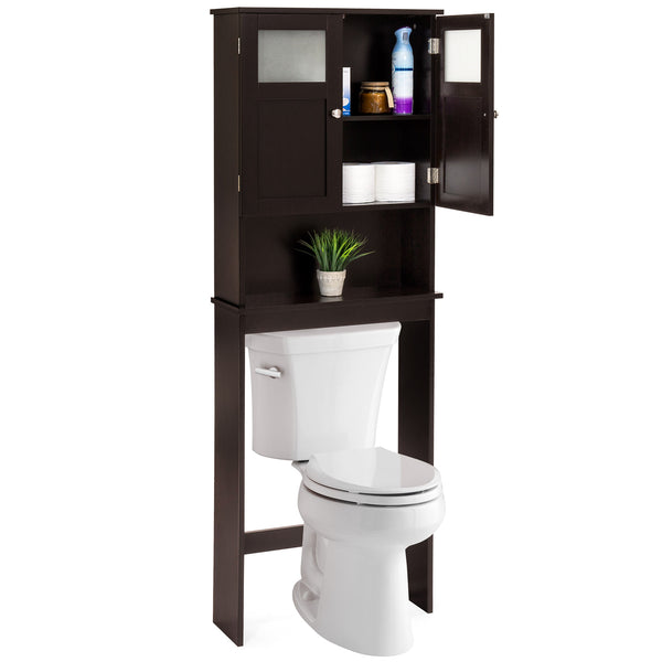 best choice Double Door Over-the-Toilet Bathroom Storage Cabinet