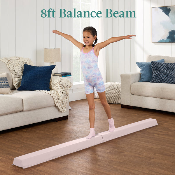 Best Choice Folding Exercise Fitness Floor Mat W/ Handles & Balance Beam