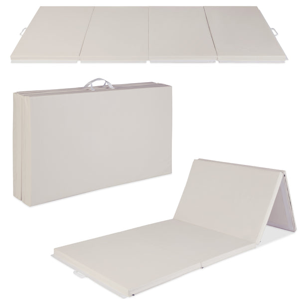 best choice Folding Exercise Fitness Workout Gym Floor Mat w/ Handles