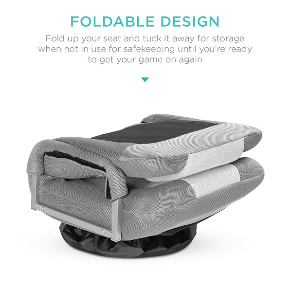 Best Choice Gaming Floor Chair W/ 360-Degree Swivel Armrest Adjustable Backrest