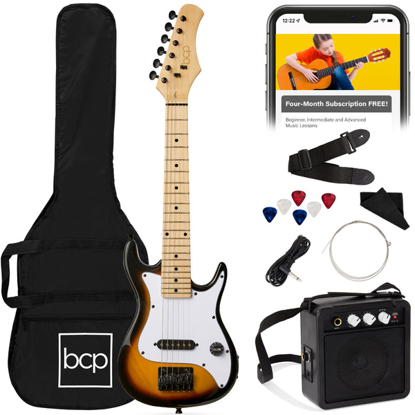 best choice Kids Electric Guitar Beginner Starter Kit w/ 5W Amplifier - 30 in