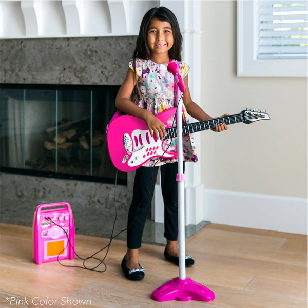 Best Choice Kids Electric Guitar Toy Play Set W/ 6 Songs Microphone Amp