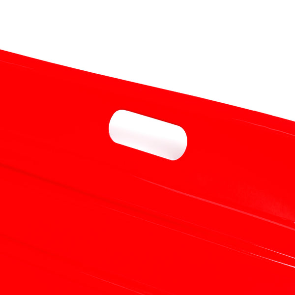 Best Choice Kids Outdoor Plastic Toboggan Snow Sled Board W/ Pull Rope Handles - 35in