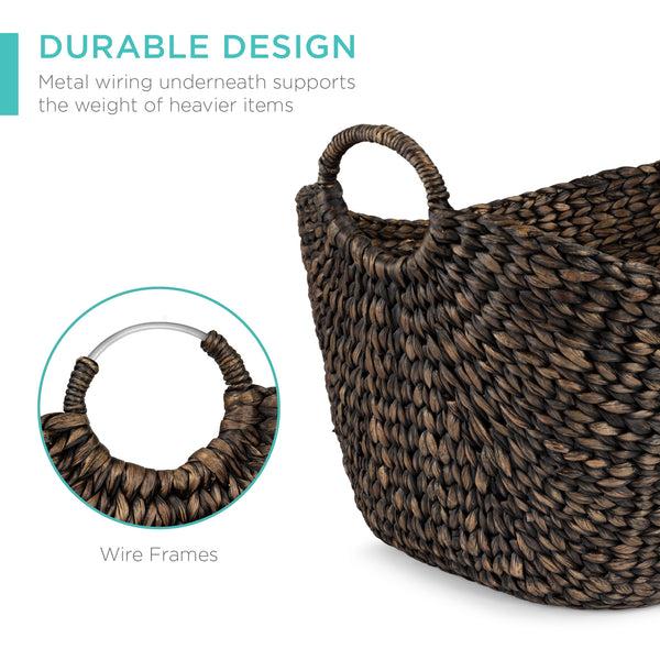 Best Choice Large Multi-Purpose Seagrass Storage Basket W/ Handles