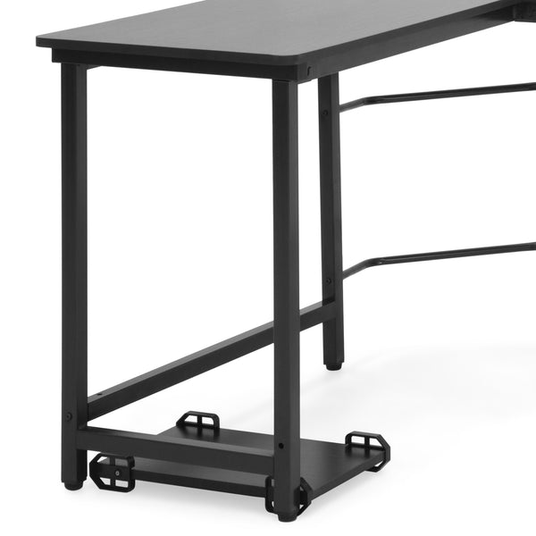 Best Choice Modern L-Shaped Corner Computer Desk Table Workstation W/ CPU Stand