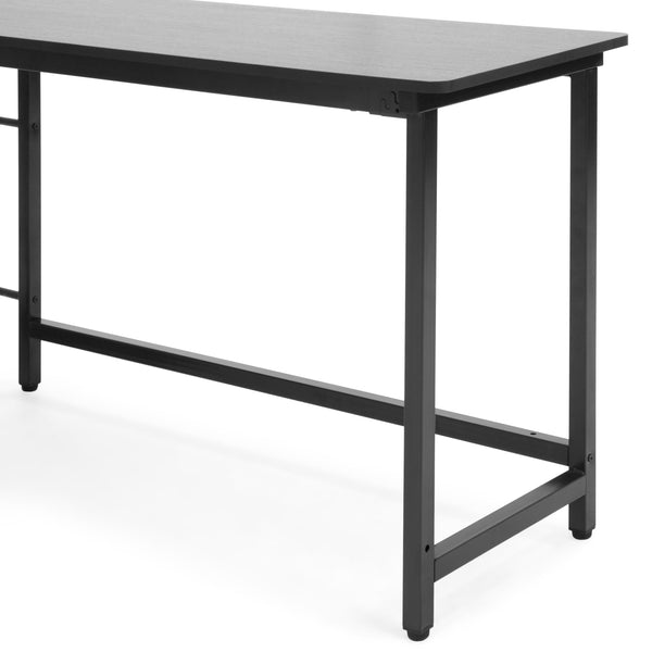 Best Choice Modern L-Shaped Corner Computer Desk Table Workstation W/ CPU Stand