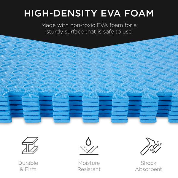 Best Choice Multipurpose Foam Tiles Customizable Floor Mat W/ Removable Edges