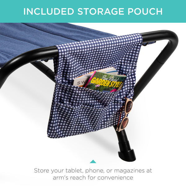 Best Choice Outdoor Patio Hammock For Backyard Garden W/ Stand Pillow Storage Pockets