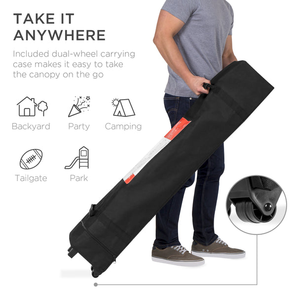 Best Choice Outdoor Portable Pop Up Canopy Tent W/ Carrying Case 10x10ft