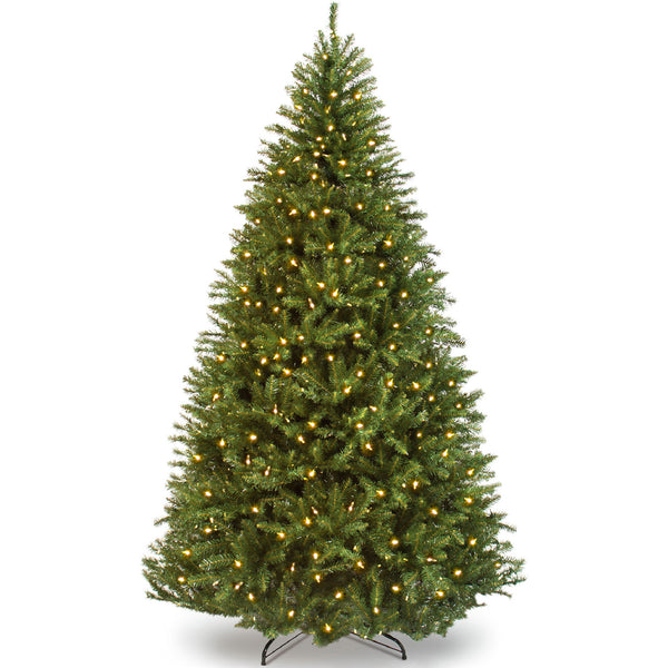 best choice Pre-Lit Hinged Douglas Artificial Christmas Tree w/ Stand