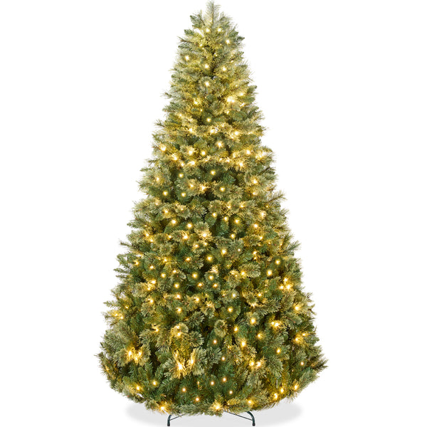 best choice Pre-Lit Premium Cashmere Christmas Tree w/ Cordless Connection LED Lights