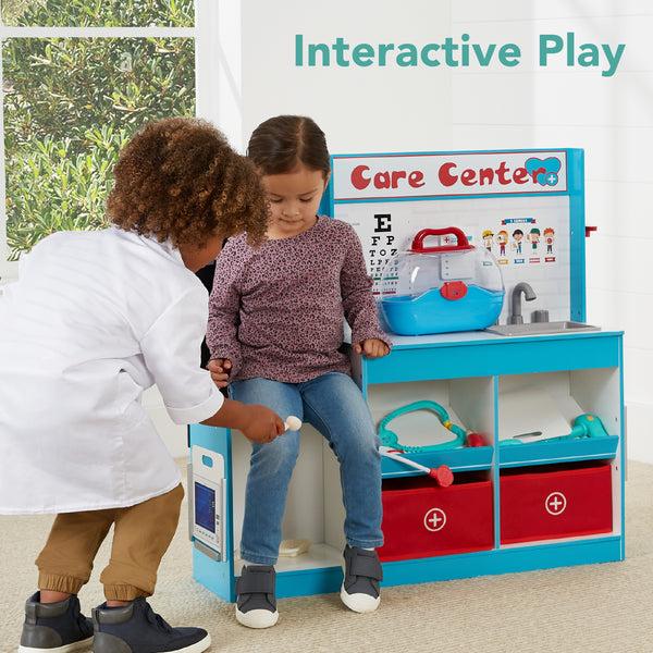 Best Choice Pretend Play Doctor's Office Kids Wooden Toy Set W/ Accessories Included