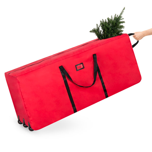 best choice Rolling Duffle Storage Bag for 9ft Christmas Tree w/ Wheels Handle